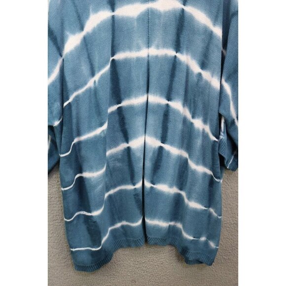 Torrid Tie-Dye Open Front 3/4 Dolman Sleeves Sweater-Size 4X-Very Soft - Picture 9 of 10